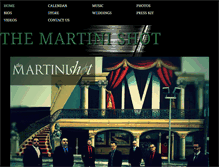 Tablet Screenshot of martinishotband.net